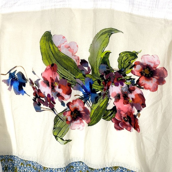 Soft Surroundings Button Down Blouse with detailed back size medium - Picture 10 of 14